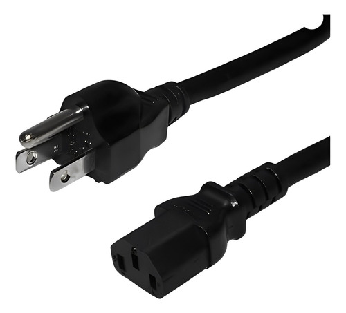 Cable De Poder Para Pc, Monitores, Impresoras 1.5m