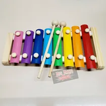 Comprar Xilofon En Metal Y Madera 8 Notas Musicales ( Big Bang Rock)