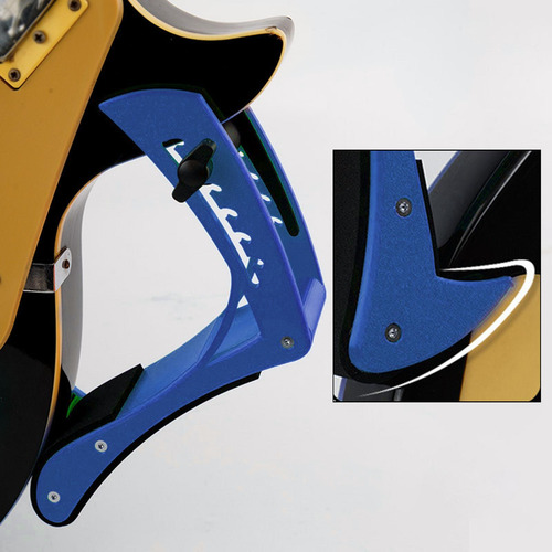 Soporte De Guitarra De Reposapiés De Guitarra Azul