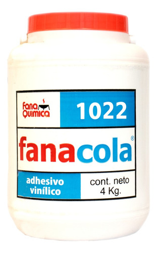 Adhesivo Cola Vinilica Extra Fuerte Fanacola 1022 | Pote 4kg