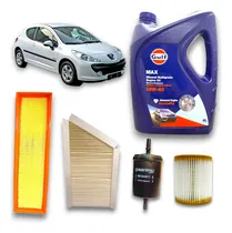 Comprar Kit 4 Filtros Peugeot 207 1.4 Nafta 2008 A 17 + Aceite 15w40