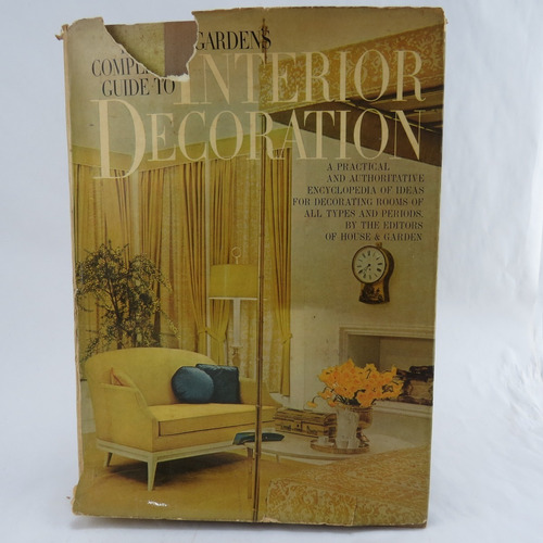 Rr035 Complete Guide To Interior Design 1960 House & Garden