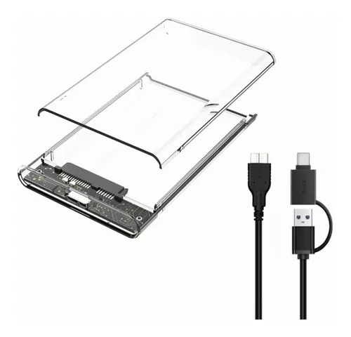 Carcasa Caja Para Disco Duro Externo Hard Disk Sata 2.5 Usb 2.0 Funda Hdd  Pc con Ofertas en Carrefour