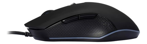 Mouse P/ Computador - Mouse Gamer Botones Laterales Usb Color Negro