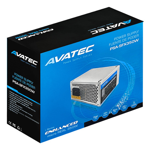 Fuente De Poder Avatec 350w Slim
