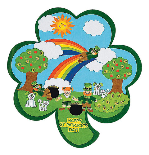 Calcomanías Del Día De San Patricio Para Niños 12 Pzas.