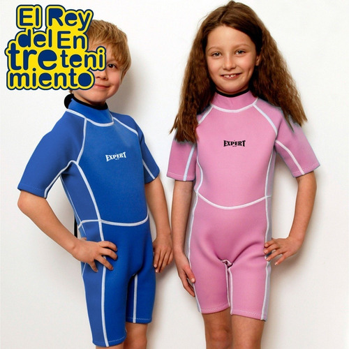 Imagen 4 de 4 de Traje Neopreno Niños Natación Surf - El Rey
