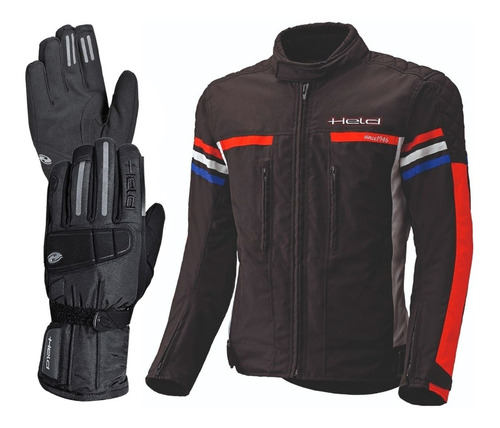 Conjunto Moto Frio Campera + Guantes Termico Turismo Held 