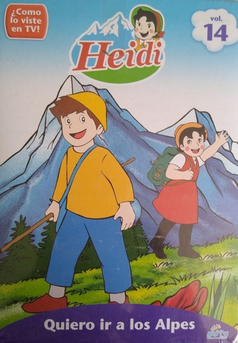Heidi Dvd Nuevo Dibujos Animados Quuiero Ir Los Alpes Vol 14