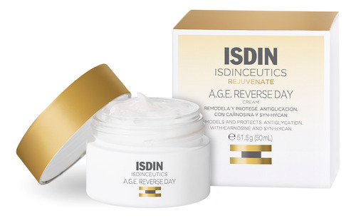 Crema A.G.E Reverse Isdin Isdinceutics para piel todos los tipos de piel de 50mL/51.5g