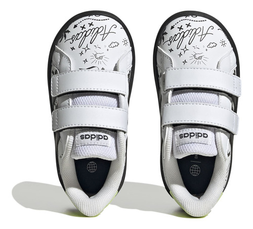 Zapatillas adidas Niños Grand Court 2.0 Cf I Ig4848 Blanco
