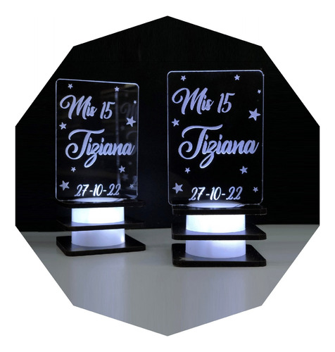 Souvenirs Personalizados Con Luz Suvenil Subeniles Pack X 30