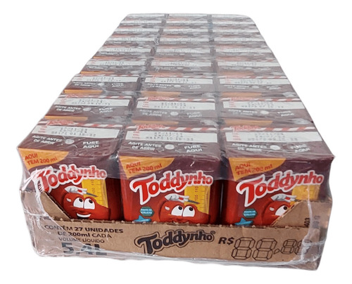 Toddynho 200ml Achocolatado 27 Unidades Ideal Lanche Escolar