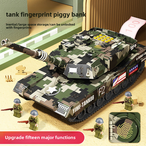 Monedero Tank Para Niños, Caja De Ahorros Segura, Ideal Como