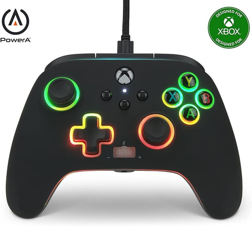 Control Joystick Acco Brands Powera Spectra Enhanced Wired Negro Negro