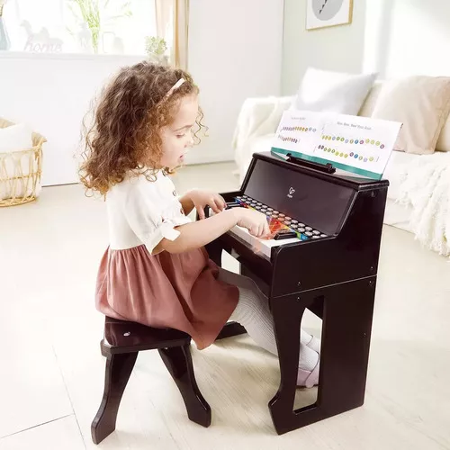 Brinquedo Instrumento Musical Piano/Teclado Infantil Com Banquinho E  Microfone 37 Teclas, 4 Ritmos E Volume Regulável BW151 4199