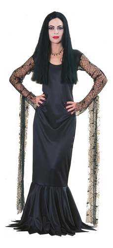 Rubies The Addams Family Morticia Vestido Para Mujer, Color