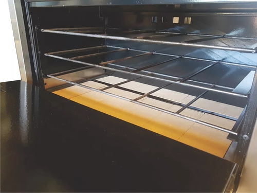 Imagen 5 de 6 de Horno Pizzero Morelli Saho 6 Moldes Acero Inox Con Base Cuot