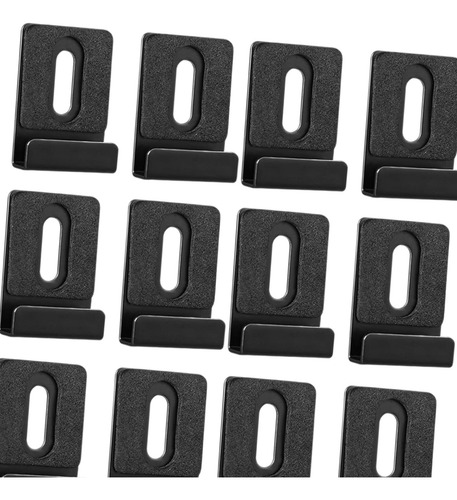 12 Piezas De Clips De Espejo De Metal, Kit De Clips De