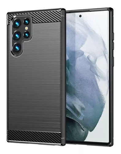 Funda Samsung con Mango de Silicona para Galaxy S23 Ultra Black
