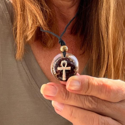 Orgon Cruz Ankh En Collar Y Pulsera Conjunto
