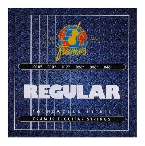 Imagen 1 de 1 de Cuerdas Para Guitarra Electrica Framus Regular .010