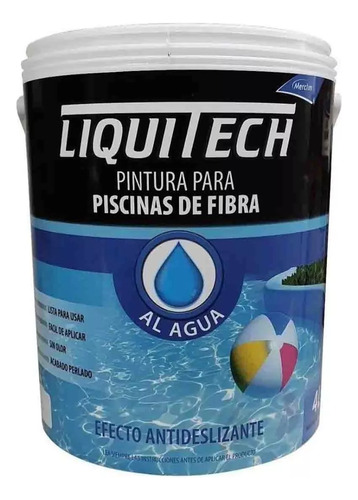 Membrana Para Piscinas Piletas Liquitech 4 Litros V. Colores