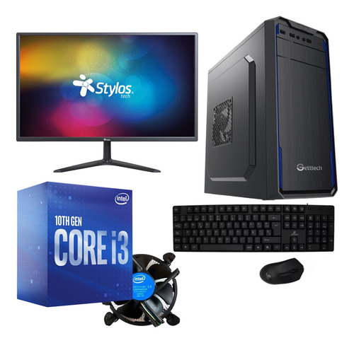 Computadora Completa Core I3 10100 32gb 960gb 18.5 Gamer