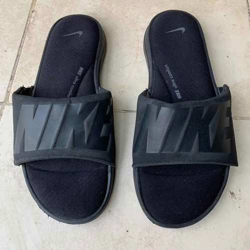 Ojotas Nike Importadas Con Plantilla Gel Usadas Color Negro | Envío gratis