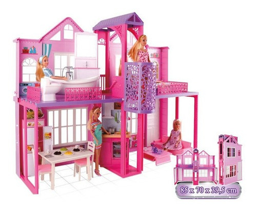 Imagen 3 de 11 de Casa De Muñecas Mansión Castillo Hogar El Mundo De Paloma