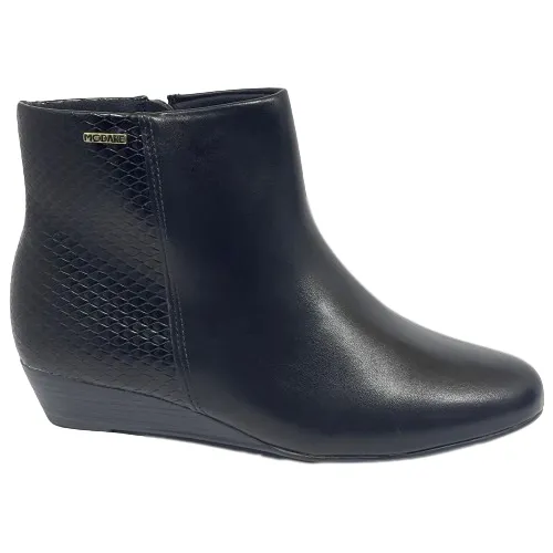 Bota anabela cano curto 2025