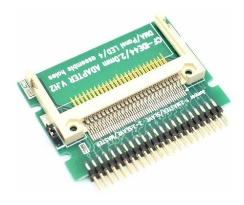 Adaptador De Memorias Cf A Ide 44 Pines Macho Verde