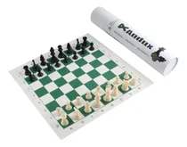 Comprar Juego De Ajedrez Andux Piezas De Ajedrez Y Tablero Enrollabl
