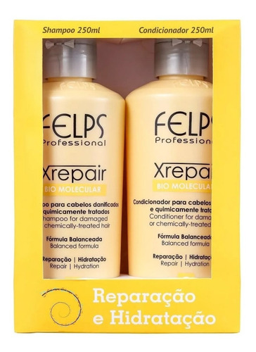 Felps Xrepair Kit Duo Shampoo E Condicionador 250ml + Brinde