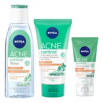 Comprar Kit Anti Acne Nivea Acne Control Tônico + Sabonete + Hidrata