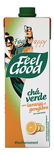 Chá Verde Laranja E Gengibre Feel Good Caixa 1l