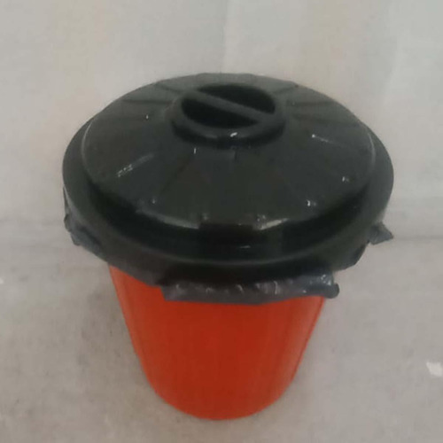 Canasto Recolector Para Agua, Mxrgy-005, 5 Pzs, 7.5lts, Poli Color Naranja