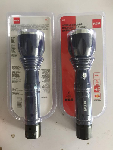 Linterna Led Recargable Marca Rca
