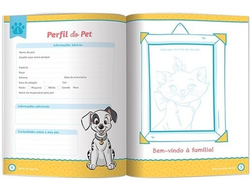 Imagem 3 de 5 de Diário Do Meu Pet Disney Baby Capa Dura Veterinário Cão Gato
