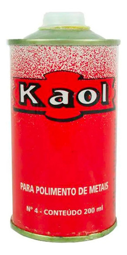 Kaol 200ml 40 Para Polimento De Metais