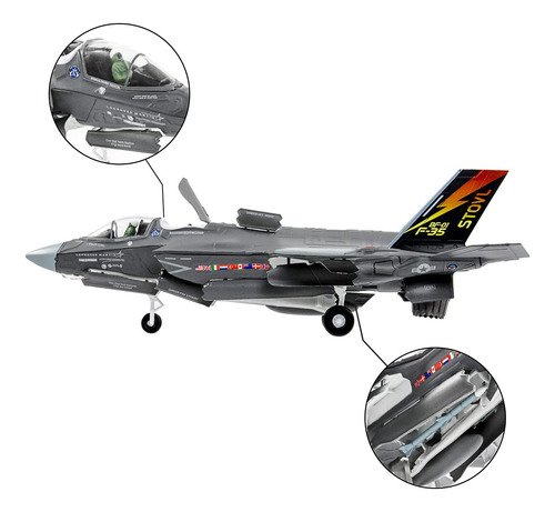 Avión De Combate De Ataque Lightning Ii F35b 172, Mode...