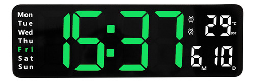 Reloj Digital Grande De 13 Pulgadas Con Fecha De Temperatura