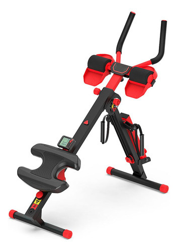 Bicicleta Spinning Sb 1000 E Aparelho De Remo 3 Em 1 Genis Cor Preto e Vermelho