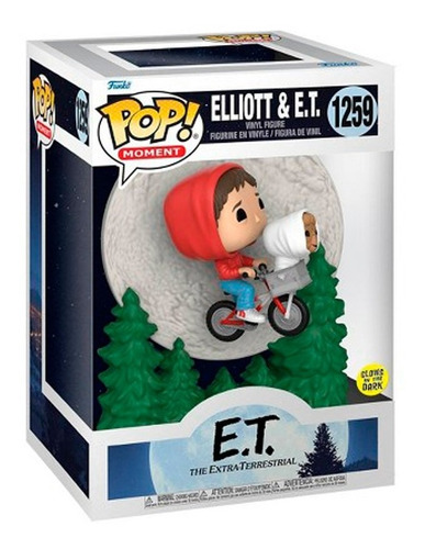 Funko Pop Moment - Elliott & E.t #1259 Glows In The Dark