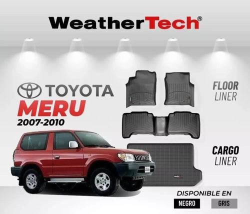 Alfombra Weathertech Para Toyota Meru 2007-2010