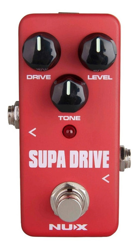 Mini Pedal Overdrive Para Guitarra Bajo Nux Supa Drive