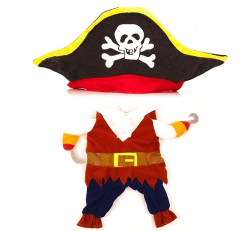 Fantasia Pet Pirata   Lindo     Vai Arrasar Kk