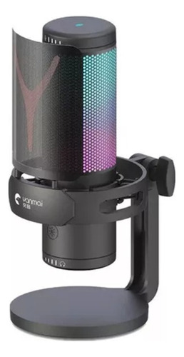 Micrófono Game Yanmai Gm7 Condensador Multipatrón black