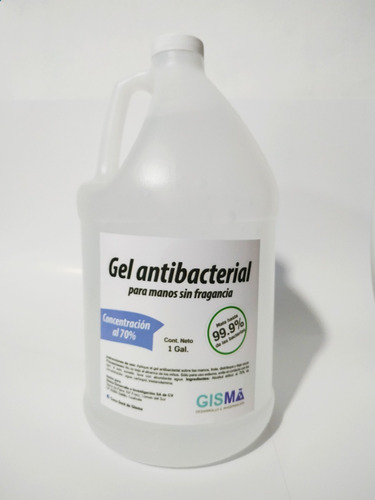Paq. 2 Galones Gel Antibacterial 70% Alcohol + Spray Regalo