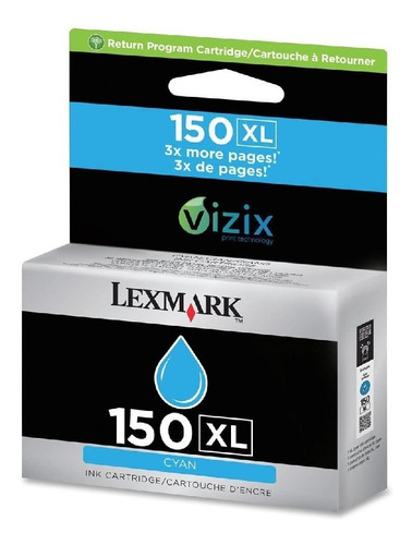 Lexmark High Yield 150xl Cyan Ink Nueva Oferta!!!